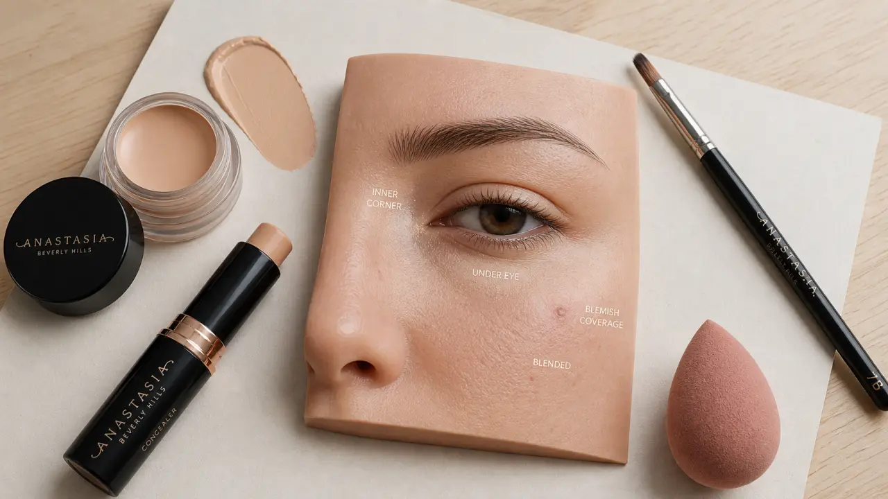 Correcteur maquillage : teinte juste, texture et gestes anti effet gris