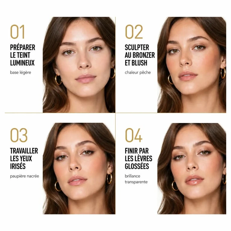 Maquillage année 70 : pas-à-pas simple pour reproduire le teint, les yeux et les lèvres