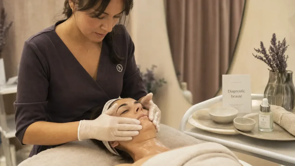 Maison de beauté Dulcenae soin visage massage Paris en cabine à Paris 9e