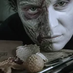 Maquillage pour zombie : visage réaliste au latex et pinceaux