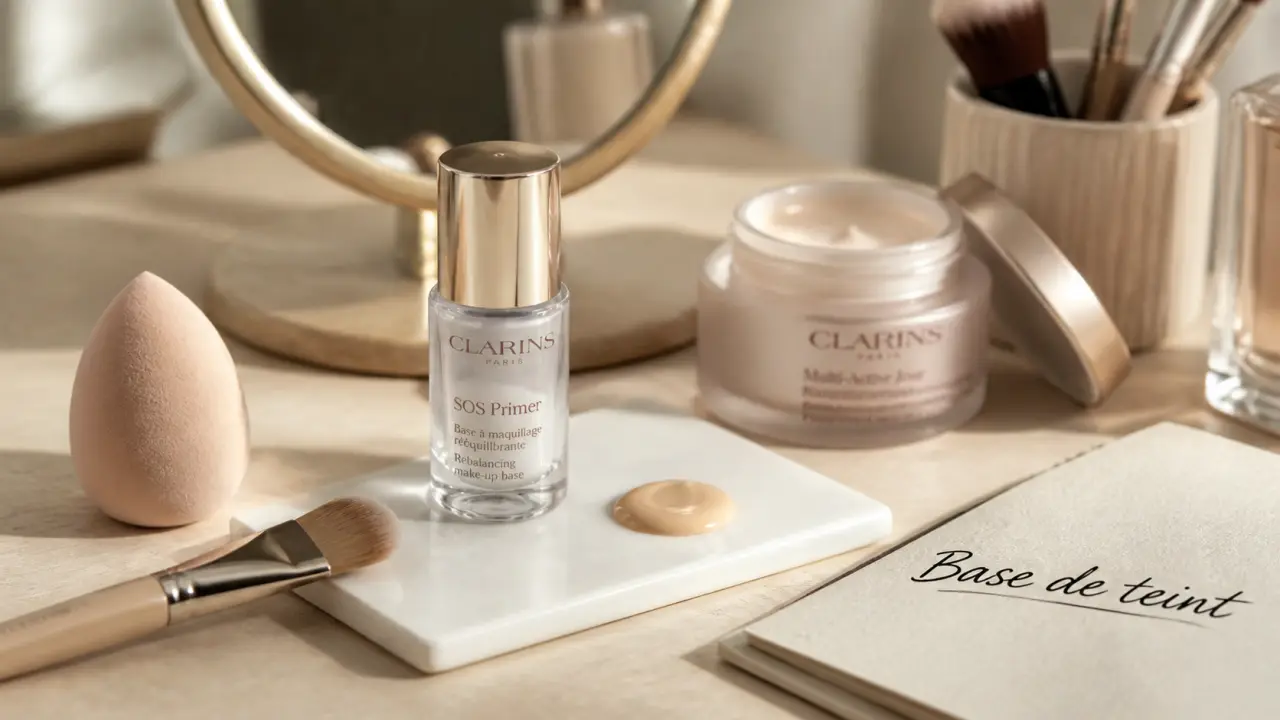 Primer maquillage pour lisser et matifier le teint