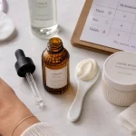 Soin visage Lancôme : sérum et crème pour une routine peau