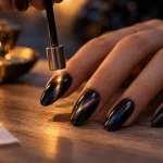 Cat eyes ongles : effet œil de chat sur ongles en gel, reflet magnétique