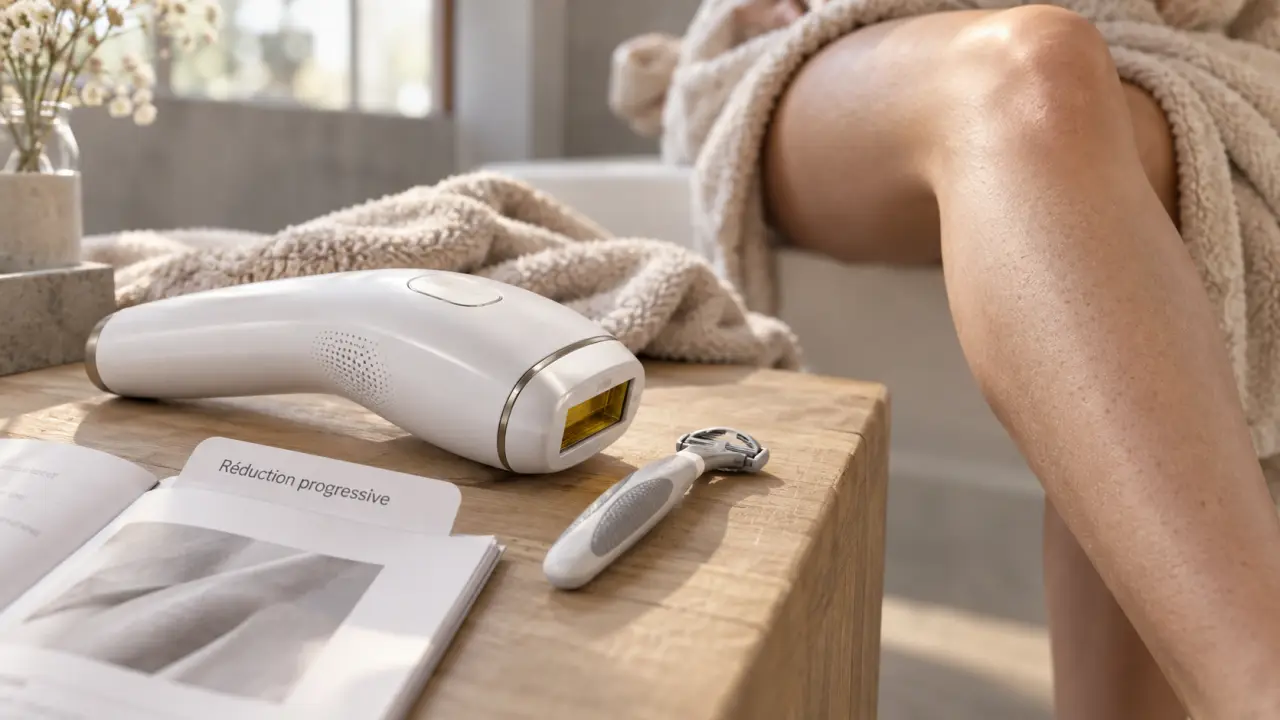 Épilation laser à la maison : erreur de puissance sur appareil IPL