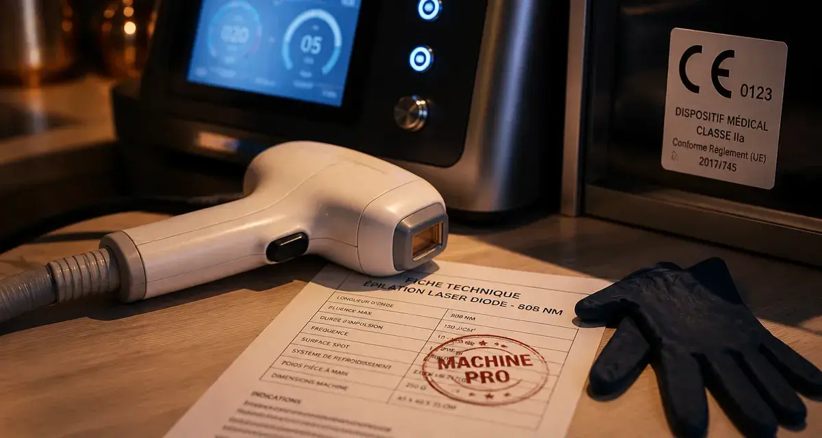 Machine épilation laser en institut : usage domestique ou professionnel