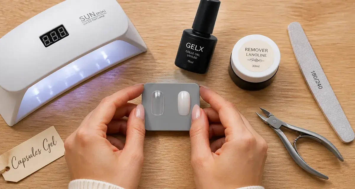 Capsules et gel pour ongles : pose américaine en 45 minutes