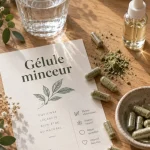 Gelule minceur, gélules et verre d’eau pour coupe-faim, drainant ou brûleur de graisses