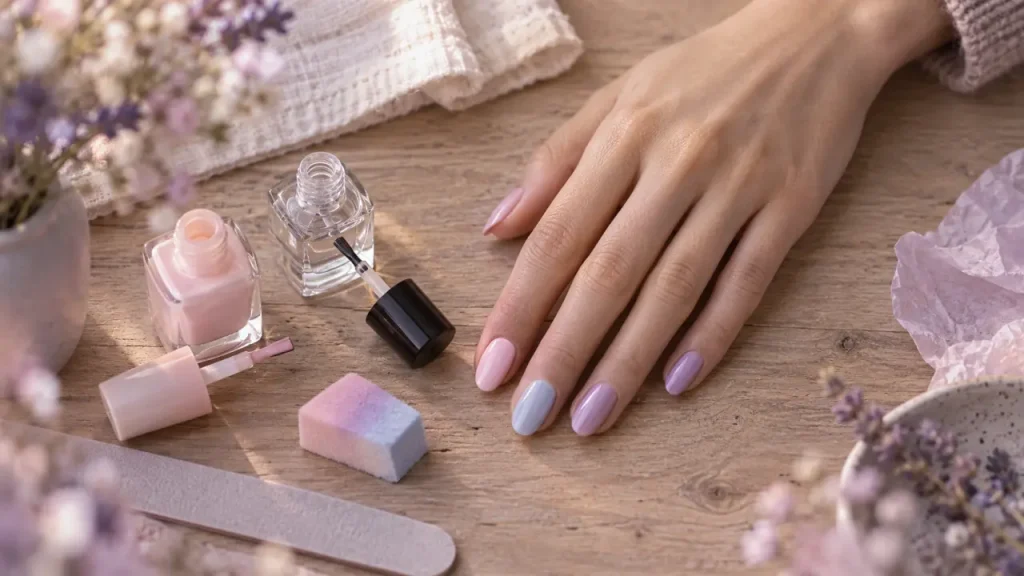 Ongles pastel : 8 idées élégantes du bureau à la soirée, avec les bons choix de couleur et de pose